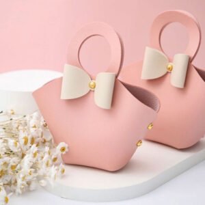 pastel ribbon gift boxes